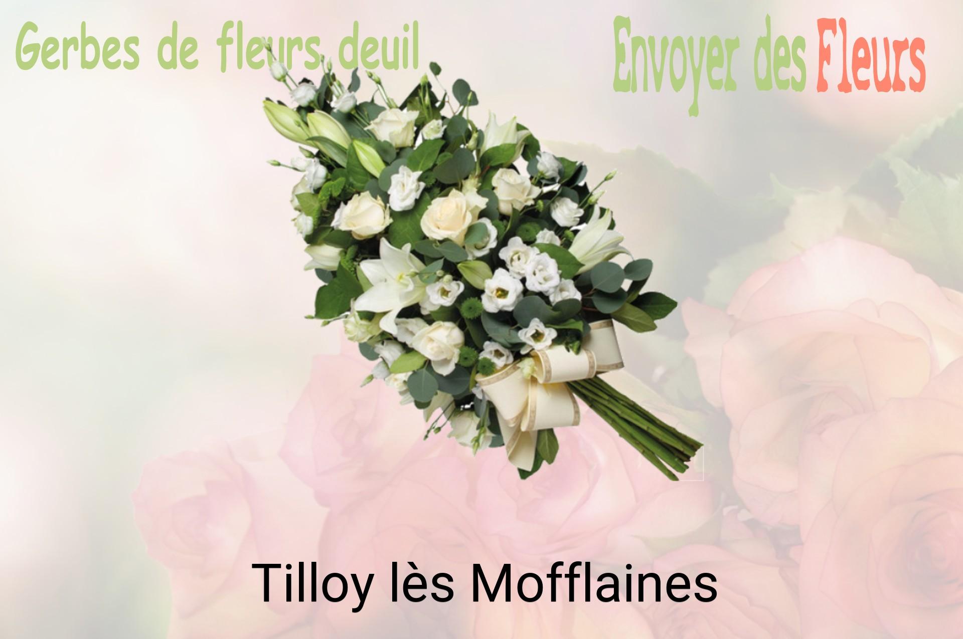 Gerbe de fleurs de deuil livrée à Tilloy-lès-Mofflaines